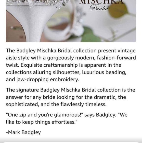 Bradley Mischka Size 10 Off White Shoes - Picture 3 of 4